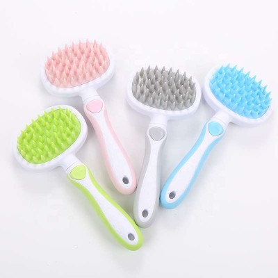 Hot Sales Pet Sterilization Massage Brush Soft Tooth Pet Grooming Cleaning Supplies Cats Dogs Comb