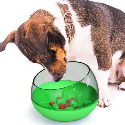 Hot Sales Pet Feeding Bowls Dog Slow Food Bowl Feeder Spill-Proof Pet Tumbler Pet Dogs Bowl