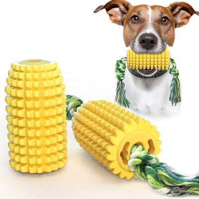 Hot Products Corn dogs toothbrush pets chewing toys Chew Dental Cleaning Massager  dog toothbrush Toy Stick for Dogs