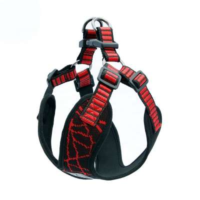 High quality pets leash breathable dogs chest strap factory price backpack harness vest for pets