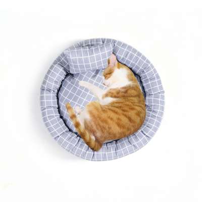 classic waterproof round shape durable cat pet bed breathable dog bed for all seasons